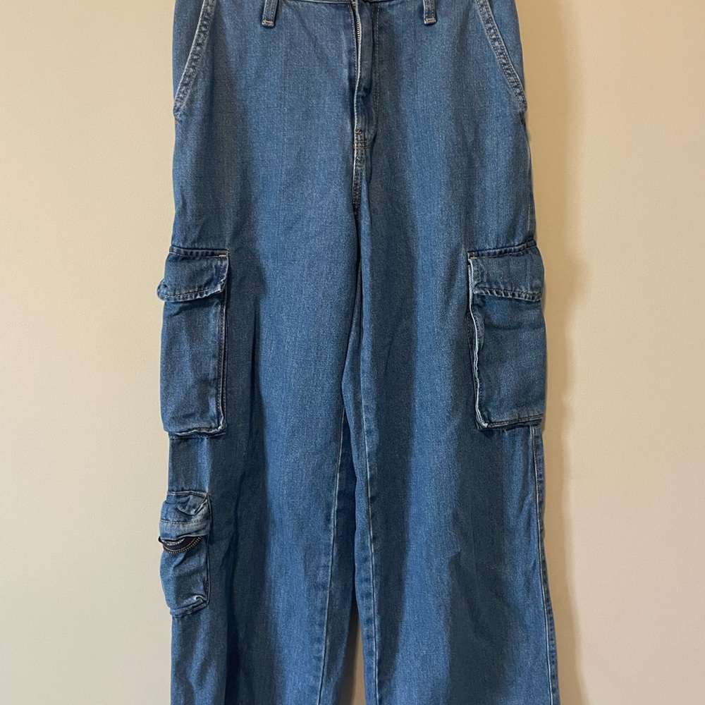 Blue Cargo Jeans